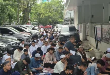 Ribuan Jemaah Padati Salat Idulfitri di Masjid Muhammadiyah Al-Jihad