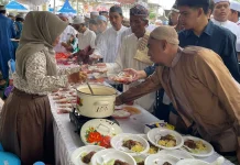 Halal Bihalal di Balai Kota Banjarmasin, Warga Santap Hidangan Gratis!