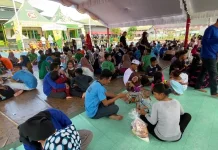 Momentum Lebaran, Keluarga Warga Binaan Padati Lapas Banjarmasin