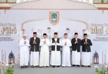 Gubernur Kalsel, Wagub dan sekda Silaturahmi Idul Fitri 1447 Hijriah