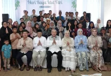 Gubernur Kalsel Hadiri Silaturahmi Idul Fitri di Kediaman Sekdaprov