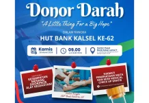 Donor Darah, Rangkaian Peringatan HUT Ke-62 Bank Kalsel