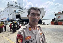 Pengamanan Arus Balik Lebaran di Pelabuhan Trisakti Dinilai Maksimal