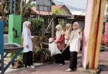TK Negeri Pertiwi Martapura Gelar Aksi Bersih Lingkungan Sekolah