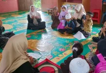 Penilik PAUD Beruntung Baru Tinjau Kesiapan Pasca Libur