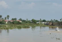 Fenomena Pampangan di Sungai Hambat Mobilitas Transportasi Air