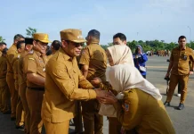 Apel dan Halalbihalal ASN Kotabaru, Wabup Tekankan Terbuka Terhadap Kritik