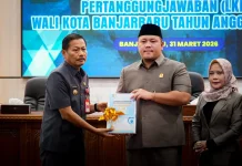 DPRD Banjarbaru Gelar Rapat Paripurna Penyampaian LKPJ Wali Kota Tahun 2025