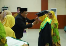 Ratusan Lansia di HSU Ikuti Wisuda Sekolah Lansia Berdaya Aisyiyah