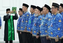 Ratusan  Pejabat Pemkab Banjar di Lantik