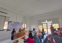 Puluhan Mahasiswa KKN IAI Darussalam Martapura Dilepas di Kecamatan Tatah Makmur
