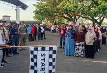 Ribuan Warga Ikut Meriahkan Jalan Sehat Acara HUT ke-74 HSU