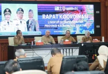 Pimpin Rakor SKPD Kalsel Gubernur Tekankan Realisasi Anggaran
