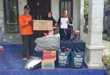 BPBD Banjar Salurkan Bantuan untuk Korban Kebakaran Tanjung Rema