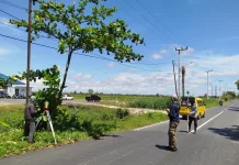 PUPRP Tinjau Lokasi Pembangunan Jembatan Puskesmas Martapura Barat