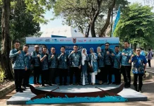 Dinas Koperasi UKM Kalsel Meriahkan Pasar Terapung di Taman Mini Indonesia Indah