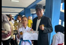 Nadhifa Aprilia Juara Satu Festival Kata Pangdam XXII