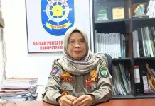 Jaga Wajah Kota, Satpol PP Balangan Kawal Ketertiban Ruang Publik