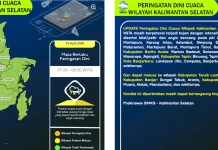 BMKG Keluarkan Peringatan Dini Hujan Lebat di Kalsel