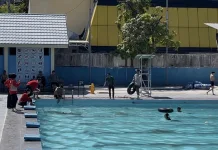 Puluhan Mahasiswa Politeknik Kesdam Gelar Lomba Renang di Acara Classmeeting
