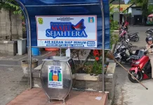 Kran Air Minum PAM Bandarmasih di Siring Menara Pandang: Jalan Santai tanpa Haus