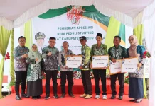 Empat Desa di Batola Mendapat Apresiasi Desa Peduli Stunting