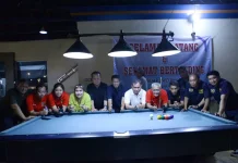 PWI Kalsel Uji Tanding Billiard dengan DKI