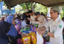 Kendalikan Inflasi, Disperindag Balangan Gelar Pasar Murah di Desa Hauwai