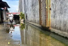 Berbulan-Bulan Warga Gang Posko BPK Hidup di Kubangan, PUPR Banjarmasin Bisa Apa?