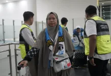 Jemaah Haji Kloter 1 Terbang Melalui Bandara Internasional Syamsudin Noor