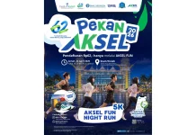AKSEL Fun Night Run Semarakkan Malam Banjarmasin