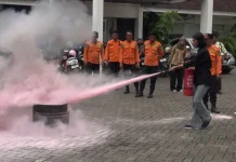 Banjarmasin Aman Baimbaian, Generasi Muda Belajar Simulasi Bencana