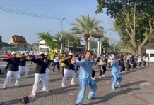 Puluhan Peserta Meriahkan Hari Taichi Sedunia 2026 di Balai Kota Banjarmasin