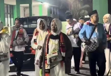 Jemaah Haji Kloter 6 Tiba di Asrama Embarkasi Banjarmasin