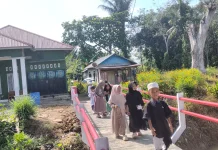 Belum Rampung, Jembatan Garuda Desa Paya Sudah Dukung Aktivitas Harian Warga