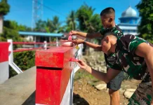 Jembatan Garuda Dihiasi Warna Merah Putih, Segera Diresmikan untuk Warga Paya Besa