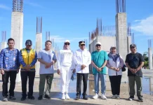 Supian HK Dampingi Ketua KPU RI Tinjau Gedung Baru KPU Kalsel