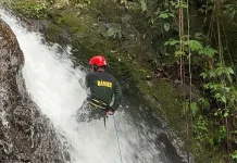 Riam Paka Balangan Jadi Destinasi Canyonering dan Tyrolean