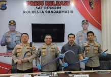 Viral Remaja Bersenjata Tajam di Banjarmasin, Delapan Pelaku Diamankan