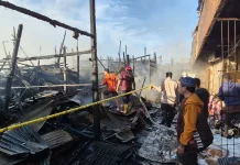 Penyebab Kebakaran Pasar Bawang Diduga akibat Korsleting Listrik
