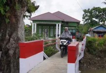Sinergi TNI dan Masyarakat, Jembatan Garuda di Paya Besar selesai Dibangun