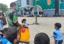 BPBD Balangan Gelar Simulasi Kebakaran di Sekolah TK
