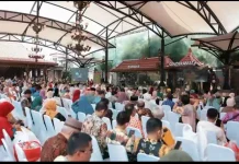 Ribuan Warga Banjar Padati Halal Bihalal KBB di Kraton Majapahit