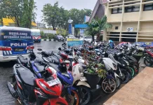 Polresta Banjarmasin Sanksi Tilang 3 Bulan Motor Balap Liar