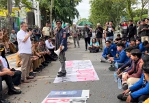 Demo Mahasiswa Kalsel Soroti Isu Pendidikan dan Program MBG