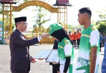 Pemkab Batola Lepas Kontingen POPDA yang Akan Berlaga di Tingkat Provinsi