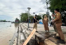 Kolaborasi Bagian Umum dan PUPR jaga Estetika Sungai Depan Balai Kota dari Ilung