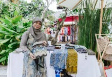 SBK Sasirangan Wakili Kalsel di Women Ecopreneurs Market Day Bali