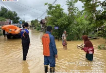 Debit Air Sungai di HST Meluap, Warga Diminta Waspada