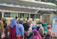 Tekan Inflasi Disdag Kalsel Gelar Pasar Murah di Kecamatan Kelumpang